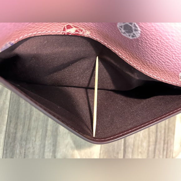 COACH X DISNEY Foldover Crossbody W/ Snow White And The Seven Dwarfs Gems Print💎 - Picture 11 of 14